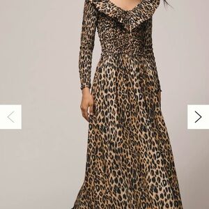 Damson Madder Harper Shirred Midi Dress 12(XL)